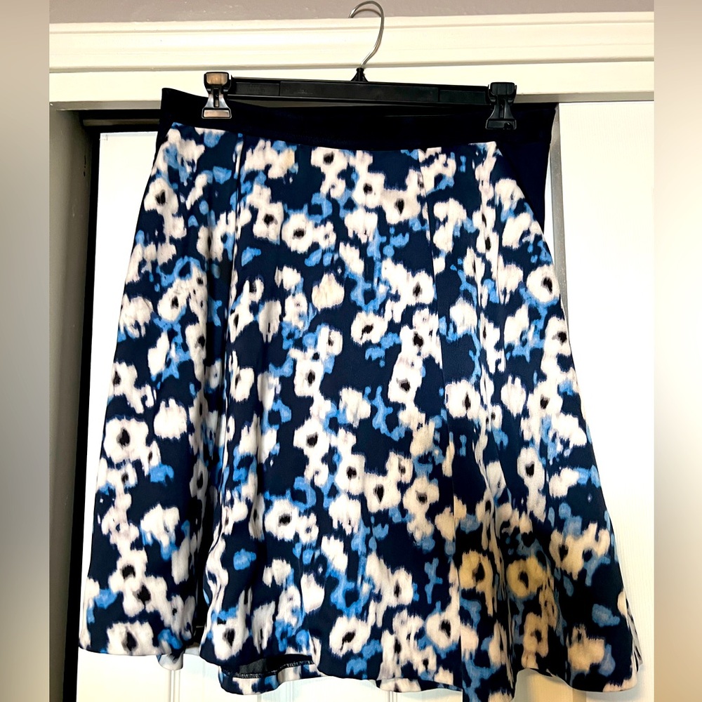 Silk flowy skirt